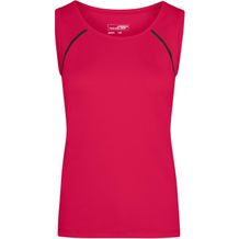 Ladies' Sports Tanktop - Funktions-Top für Fitness und Sport [Gr. L] (bright-pink/titan) (Art.-Nr. CA888657)