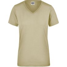 Ladies' Workwear T-Shirt - Strapazierfähiges und pflegeleichtes T-Shirt [Gr. 3XL] (stone) (Art.-Nr. CA891391)