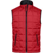 Men's Padded Light Weight Vest - Steppweste mit wärmender Thinsulate3M-Wattierung [Gr. S] (red/black) (Art.-Nr. CA896317)