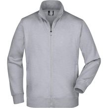 Men's Jacket - Sweatjacke aus formbeständiger Sweat-Qualität [Gr. M] (grey-heather) (Art.-Nr. CA901041)