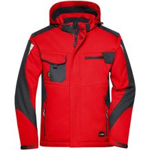 Craftsmen Softshell Jacket - Professionelle Softshelljacke mit warmem Innenfutter [Gr. 6XL] (red/black) (Art.-Nr. CA910161)