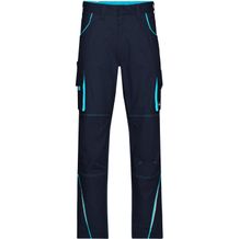 Workwear Pants - Funktionelle Hose im sportlichen Look mit hochwertigen Details [Gr. 62] (navy/turquoise) (Art.-Nr. CA910183)