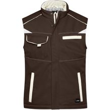 Workwear Softshell Padded Vest - Funktionelle Softshellweste mit warmem Innenfutter [Gr. 3XL] (brown/stone) (Art.-Nr. CA911521)