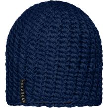 Casual Outsized Crocheted Cap - Lässige übergroße Häkelmütze [Gr. one size] (navy) (Art.-Nr. CA913159)