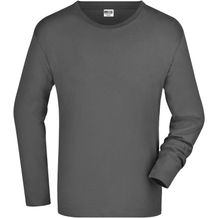 Men's Long-Sleeved Medium - Langarm T-Shirt aus Single Jersey [Gr. M] (graphite) (Art.-Nr. CA913482)