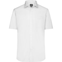 Men's Shirt Shortsleeve Micro-Twill - Klassisches Shirt in pflegeleichter Baumwollqualität [Gr. M] (white) (Art.-Nr. CA916260)