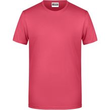 Men's Basic-T - Herren T-Shirt in klassischer Form [Gr. 3XL] (raspberry) (Art.-Nr. CA918276)