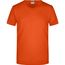 Men's Slim Fit V-T - Figurbetontes V-Neck-T-Shirt [Gr. S] (dark-orange) (Art.-Nr. CA928033)