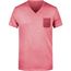 Men's Slub-T - T-Shirt im Vintage-Look [Gr. XL] (chili) (Art.-Nr. CA938451)