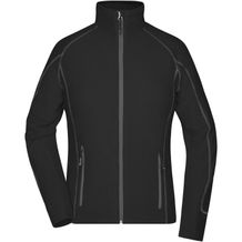Ladies' Structure Fleece Jacket - Leichte Outdoor-Fleecejacke [Gr. XL] (black/carbon) (Art.-Nr. CA942198)