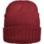Melange Hat Basic - Elegante Strickmütze mit Krempe (dark-red) (Art.-Nr. CA945049)