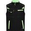 Workwear Softshell Vest - Funktionelle Softshellweste mit hochwertiger Ausstattung [Gr. 5XL] (black/lime-green) (Art.-Nr. CA949948)