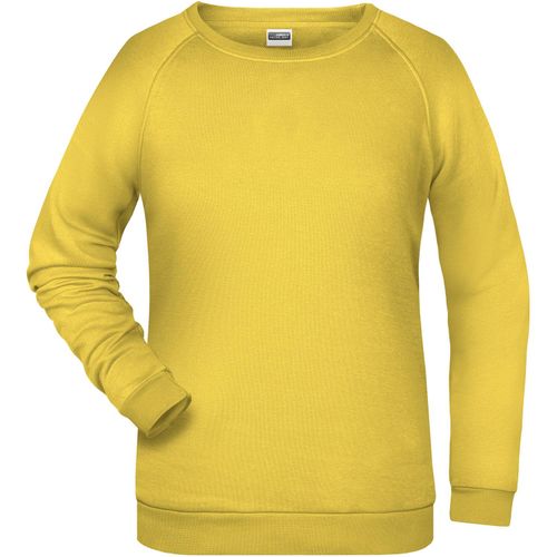 Ladies' Promo Sweat - Rundhals-Sweatshirt mit Raglanärmeln [Gr. XL] (Art.-Nr. CA955253) - Sweat-Qualität mit angerauter Innenseit...
