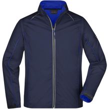 Men's Zip-Off Softshell Jacket - 2 in 1 Jacke mit abzippbaren Ärmeln [Gr. L] (navy/royal) (Art.-Nr. CA955569)