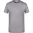 Men's Basic-T - Herren T-Shirt in klassischer Form [Gr. 3XL] (steel-grey) (Art.-Nr. CA962343)