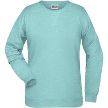 Ladies' Sweat - Klassisches Sweatshirt mit Raglanärmeln [Gr. L] (glacier-melange) (Art.-Nr. CA963818)