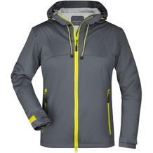 Ladies' Outdoor Jacket - Ultraleichte Softshell-Jacke für extreme Wetterbedingungen [Gr. S] (iron-grey/yellow) (Art.-Nr. CA964878)