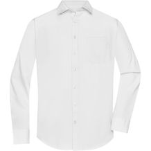 Men's Shirt Longsleeve Poplin - Klassisches Shirt aus pflegeleichtem Mischgewebe [Gr. M] (white) (Art.-Nr. CA965506)