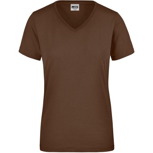 Ladies' Workwear T-Shirt - Strapazierfähiges und pflegeleichtes T-Shirt [Gr. S] (Art.-Nr. CA966051) - Materialmix aus Baumwolle und Polyester...