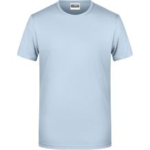 Men's Basic-T - Herren T-Shirt in klassischer Form [Gr. M] (light-blue) (Art.-Nr. CA967556)