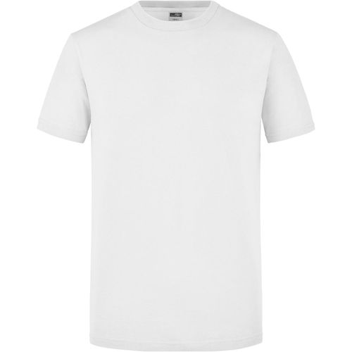 Men's Slim Fit-T - Figurbetontes Rundhals-T-Shirt [Gr. XXL] (Art.-Nr. CA968769) - Einlaufvorbehandelter Single Jersey...