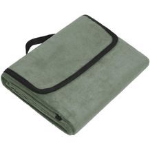 Picnic Blanket - Tragbare Picknickdecke aus weichem Fleece (olive) (Art.-Nr. CA973196)