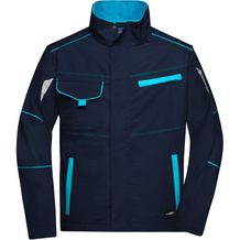 Workwear Jacket - Funktionelle Jacke im sportlichen Look mit hochwertigen Details [Gr. 5XL] (navy/turquoise) (Art.-Nr. CA975603)