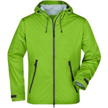 Men's Outdoor Jacket - Ultraleichte Softshell-Jacke für extreme Wetterbedingungen [Gr. S] (spring-green/iron-grey) (Art.-Nr. CA975639)