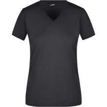 Ladies' Slim Fit V-T - Figurbetontes V-Neck-T-Shirt [Gr. XXL] (black) (Art.-Nr. CA977796)