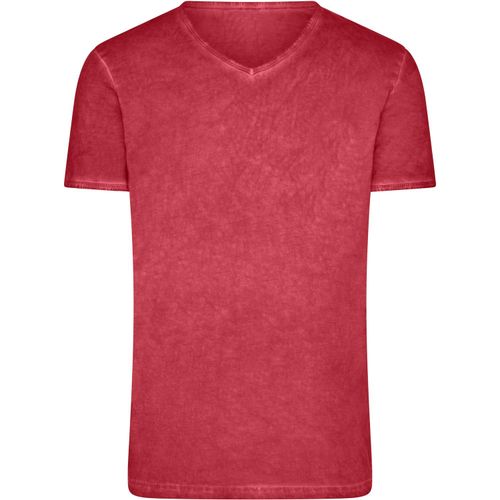 Men's Gipsy T-Shirt - Trendiges T-Shirt mit V-Ausschnitt [Gr. XL] (Art.-Nr. CA982515) - Baumwoll Single Jersey mit aufwändige...