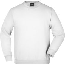 Round-Sweat Heavy Junior - Klassisches Komfort Rundhals-Sweatshirt [Gr. XS] (white) (Art.-Nr. CA982906)