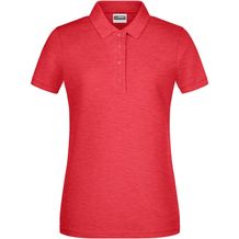 Ladies' Basic Polo - Klassisches Poloshirt [Gr. XXL] (carmine-red-melange) (Art.-Nr. CA984426)