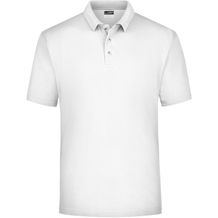 Polo-Piqué Medium - Klassisches Polohemd für Freizeit und Sport [Gr. 4XL] (white) (Art.-Nr. CA984601)