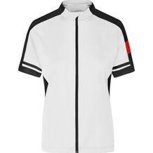 Ladies' Bike-T Full Zip - Sportives Bike-Shirt [Gr. S] (white) (Art.-Nr. CA985813)