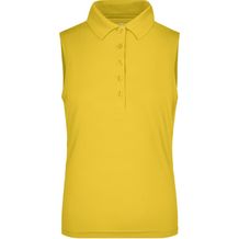 Ladies' Active Polo Sleeveless - Funktionelles Polo für Freizeit und Sport [Gr. M] (sun-yellow) (Art.-Nr. CA986751)