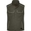 Workwear Softshell Light Vest - Professionelle, leichte Softshellweste im cleanen Look mit hochwertigen Details [Gr. 6XL] (olive) (Art.-Nr. CA988587)