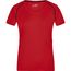 Ladies' Sports T-Shirt - Funktionsshirt für Fitness und Sport [Gr. S] (red/black) (Art.-Nr. CA991044)