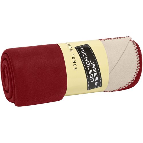 Bonded Fleece Blanket - Hochwertige zweischichtige Fleecedecke für Büro, Gastronomie oder für zuhause (Art.-Nr. CA991084) - Erhältlich in edlen zweifarbigen Tönen...