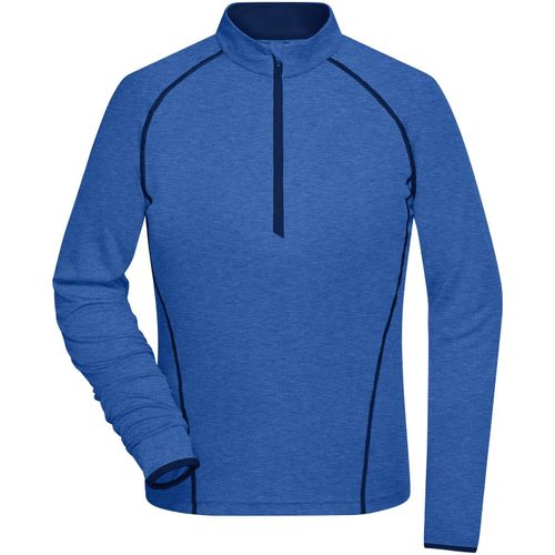 Ladies' Sports Shirt Longsleeve - Langarm Funktionsshirt für Fitness und Sport [Gr. XXL] (Art.-Nr. CA993257) - Atmungsaktiv und feuchtigkeitsregulieren...