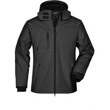 Mens Winter Softshell Jacket - Modische Winter Softshelljacke [Gr. XL] (black) (Art.-Nr. CA995037)