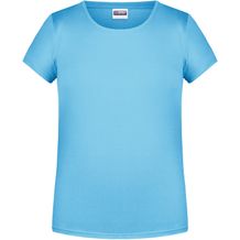 Girls' Basic-T - T-Shirt für Kinder in klassischer Form [Gr. XL] (sky-blue) (Art.-Nr. CA996621)