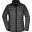 Ladies' Quilted Down Jacket - Sportliche Daunenjacke mit Stehkragen [Gr. XL] (black/black) (Art.-Nr. CA997072)