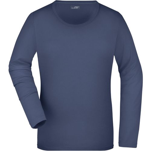 Ladies' Stretch Shirt Long-Sleeved - Langarm Shirt aus weichem Elastic-Single-Jersey [Gr. XL] (Art.-Nr. CA999170) - Gekämmte, ringgesponnene Baumwolle
Lock...