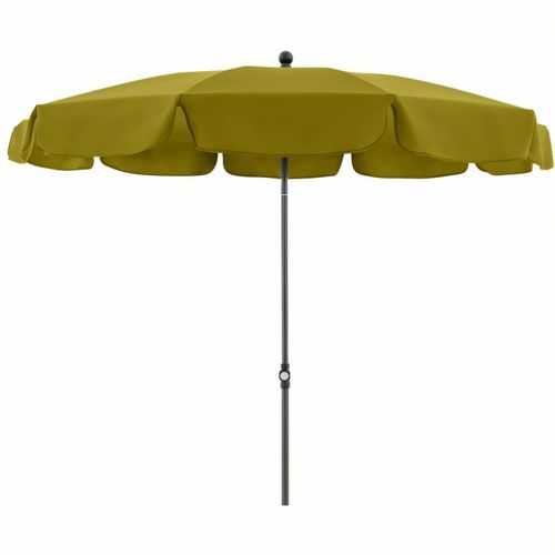 doppler Sonnenschirm Waterproof 200 cm/10-tlg, mit Volant (Art.-Nr. CA288831) - Standardschirm in praktischer, runder...