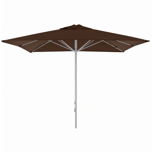 doppler Sonnenschirm Alu Basic 300 x 300 cm, mit Windventil, ohne Volant (Art.-Nr. CA394431) - Aluminium-Seilzug-Schirm mit Polyesterbe...