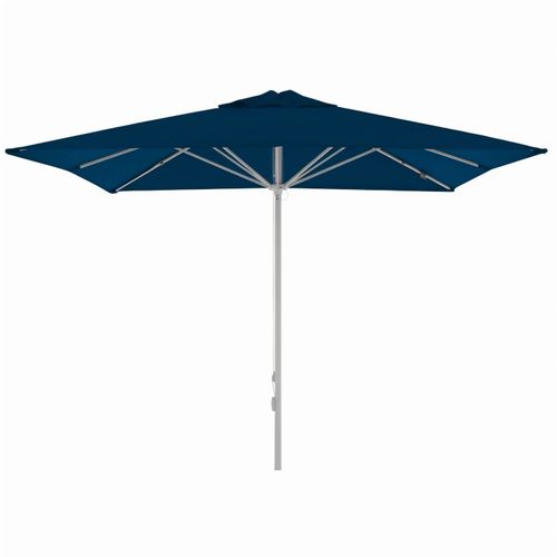 doppler Sonnenschirm Alu Basic 300 x 300 cm, mit Windventil, ohne Volant (Art.-Nr. CA802698) - Aluminium-Seilzug-Schirm mit Polyesterbe...