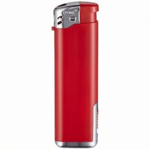 TOM® Elektronik-Feuerzeug EB-52 LED, nachfüllbar (Vollfarbe Rot) (Art.-Nr. CA138120)