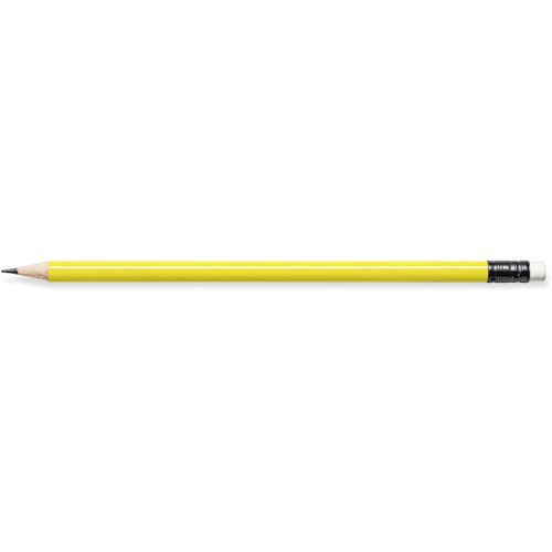STAEDTLER Bleistift rund mit Radiertip (Art.-Nr. CA097549) - Bleistift aus zertifiziertem Holz,...