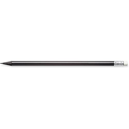 STAEDTLER Bleistift mit Radiertip, schwarz durchgefärbtes Holz (Art.-Nr. CA185861) - Bleistift aus zertifiziertem Holz,...