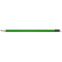 STAEDTLER Bleistift hexagonal mit Radiertip (grün, Pantone 348) (Art.-Nr. CA332156)